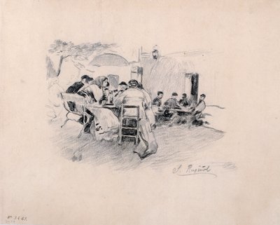 Chá ao ar livre de Santiago Rusiñol